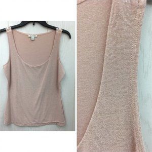 Pink and Gold Shimmer Top by Boston Proper